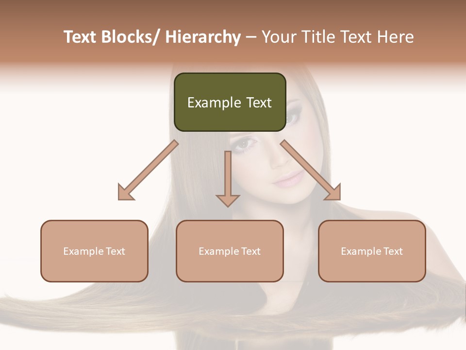 Hair Model Long PowerPoint Template