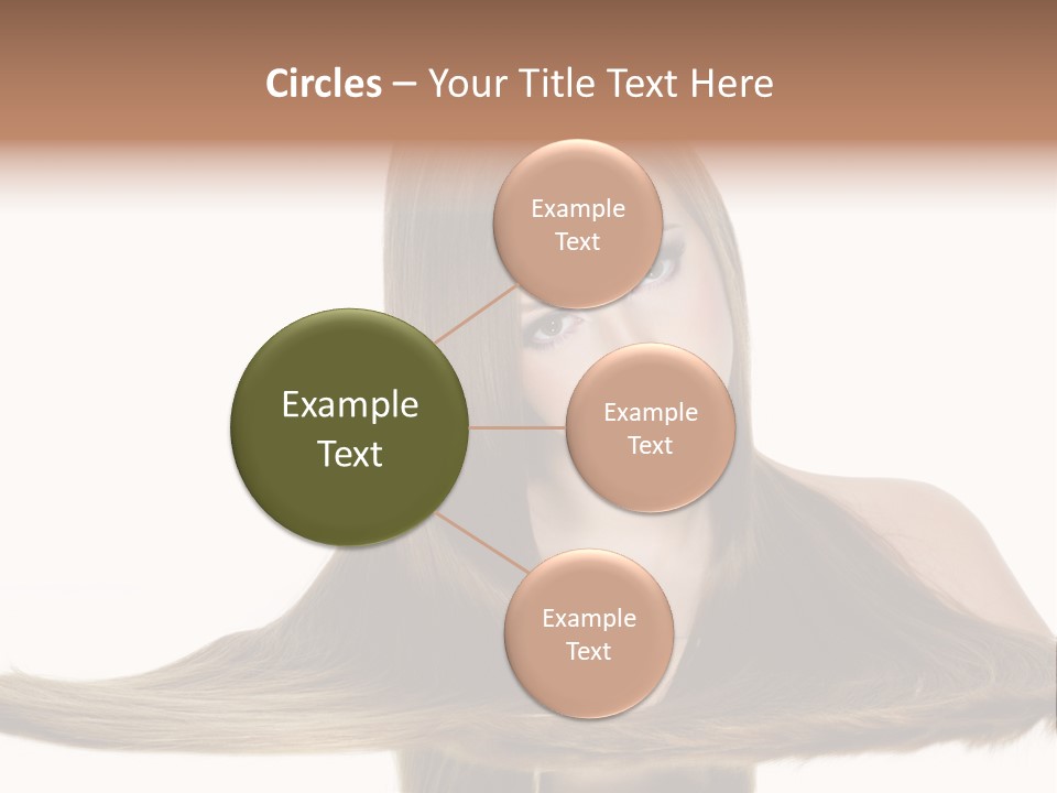 Hair Model Long PowerPoint Template