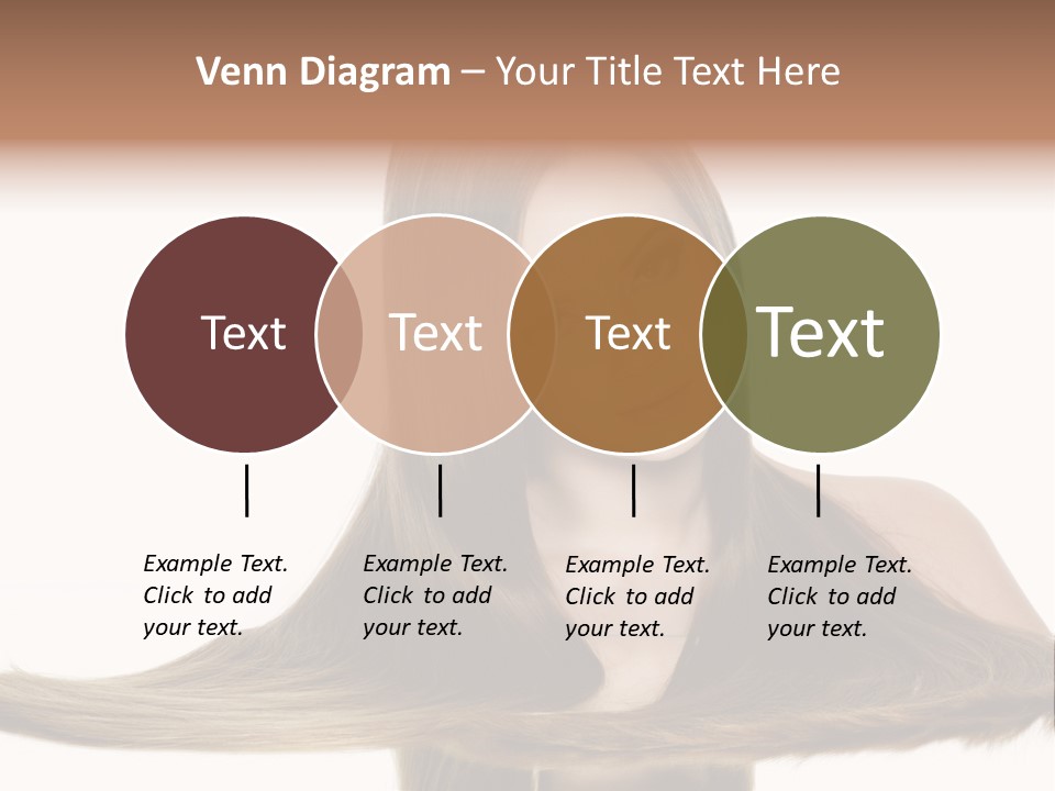 Hair Model Long PowerPoint Template