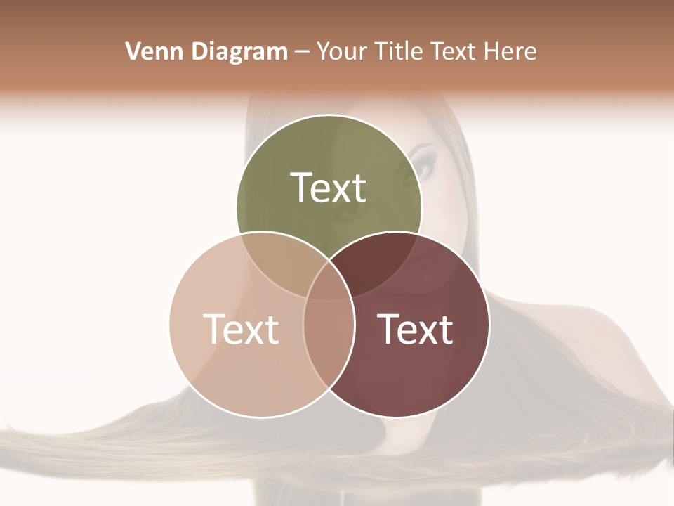 Hair Model Long PowerPoint Template