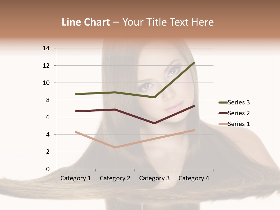 Hair Model Long PowerPoint Template