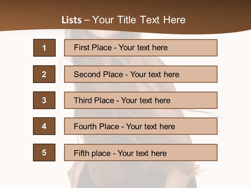 Shake Beautiful Teenager PowerPoint Template