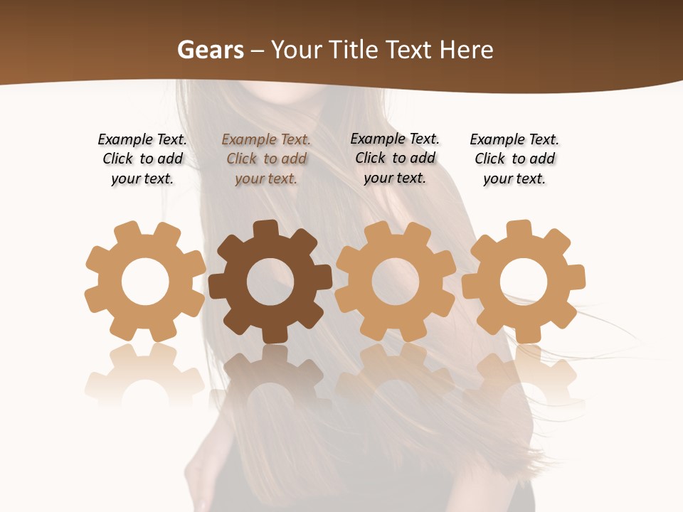 Shake Beautiful Teenager PowerPoint Template