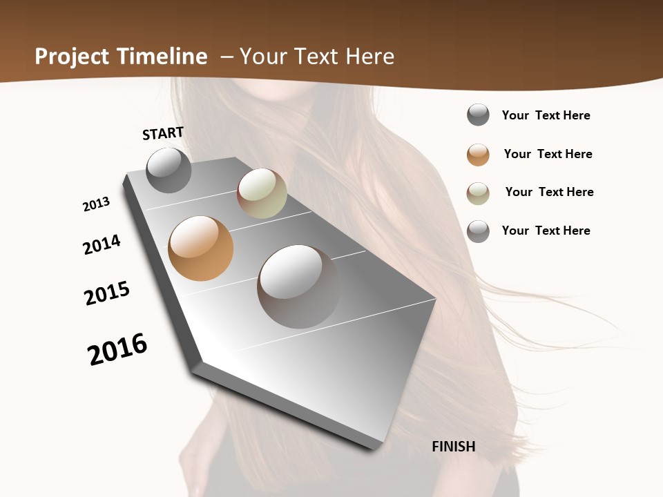 Shake Beautiful Teenager PowerPoint Template
