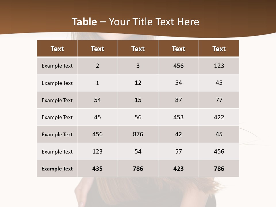 Shake Beautiful Teenager PowerPoint Template