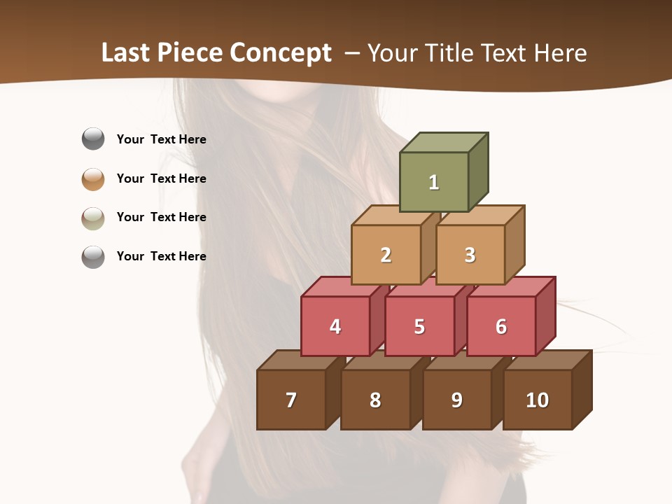 Shake Beautiful Teenager PowerPoint Template