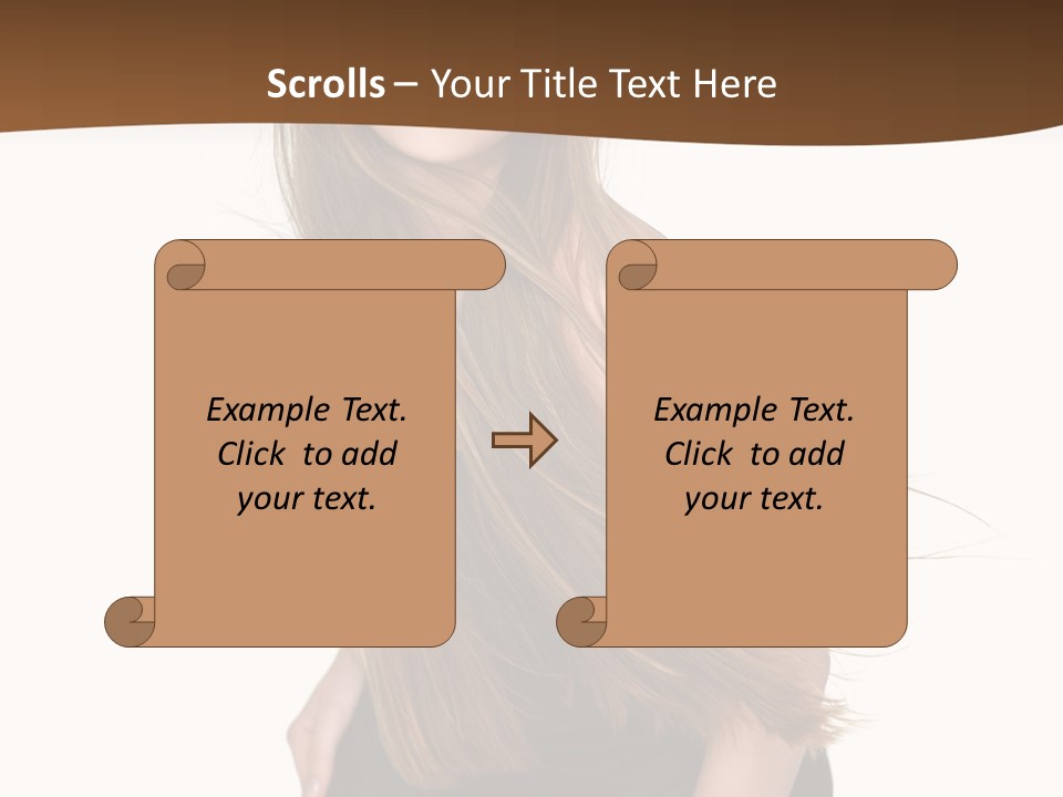 Shake Beautiful Teenager PowerPoint Template