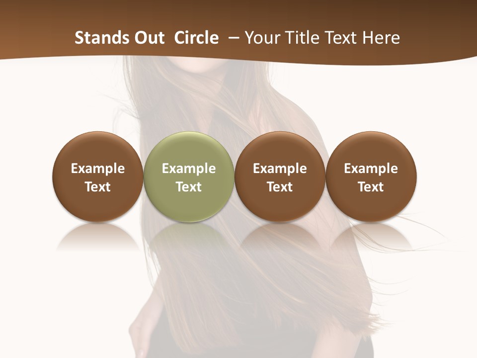 Shake Beautiful Teenager PowerPoint Template