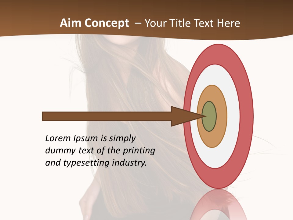 Shake Beautiful Teenager PowerPoint Template