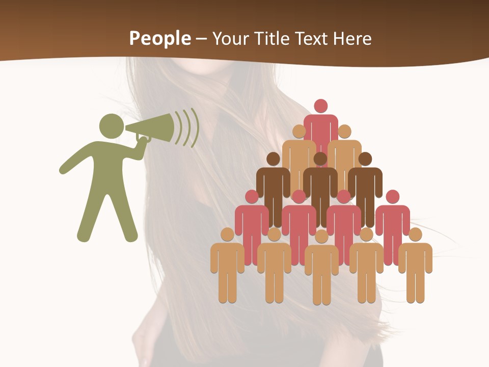 Shake Beautiful Teenager PowerPoint Template