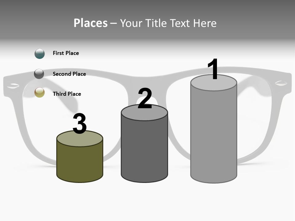 Geek Eyewear Eyeglasses PowerPoint Template