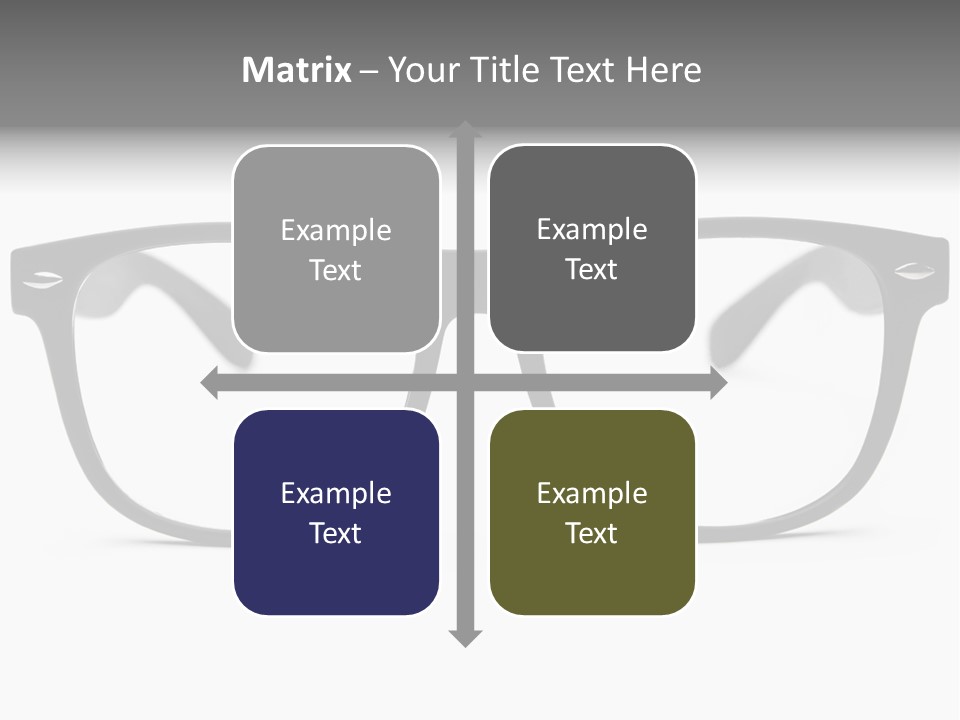 Geek Eyewear Eyeglasses PowerPoint Template