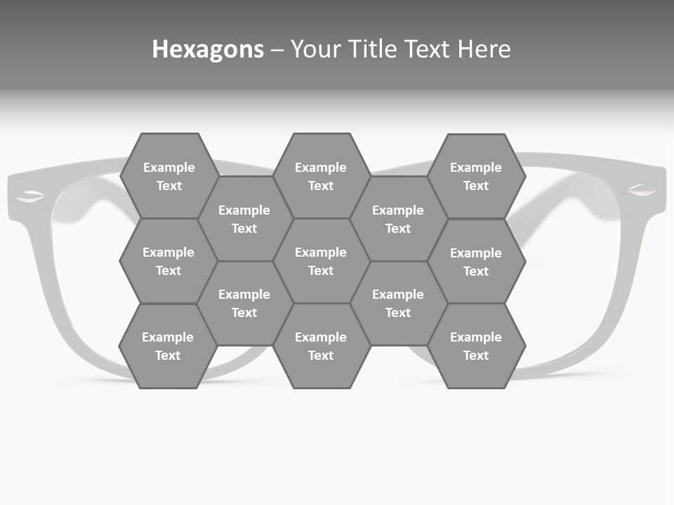 Geek Eyewear Eyeglasses PowerPoint Template