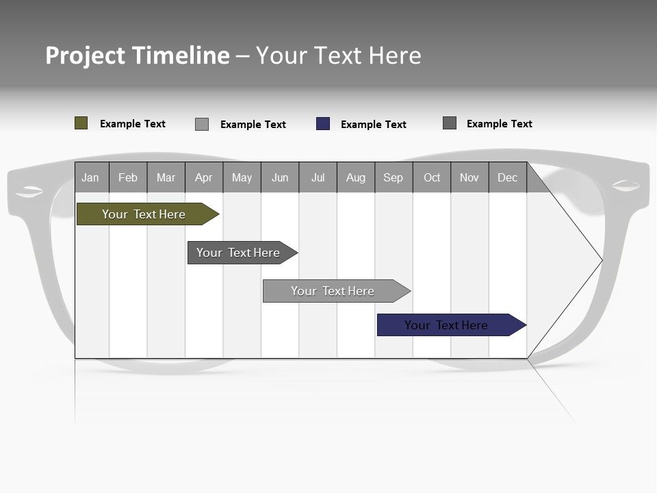 Geek Eyewear Eyeglasses PowerPoint Template