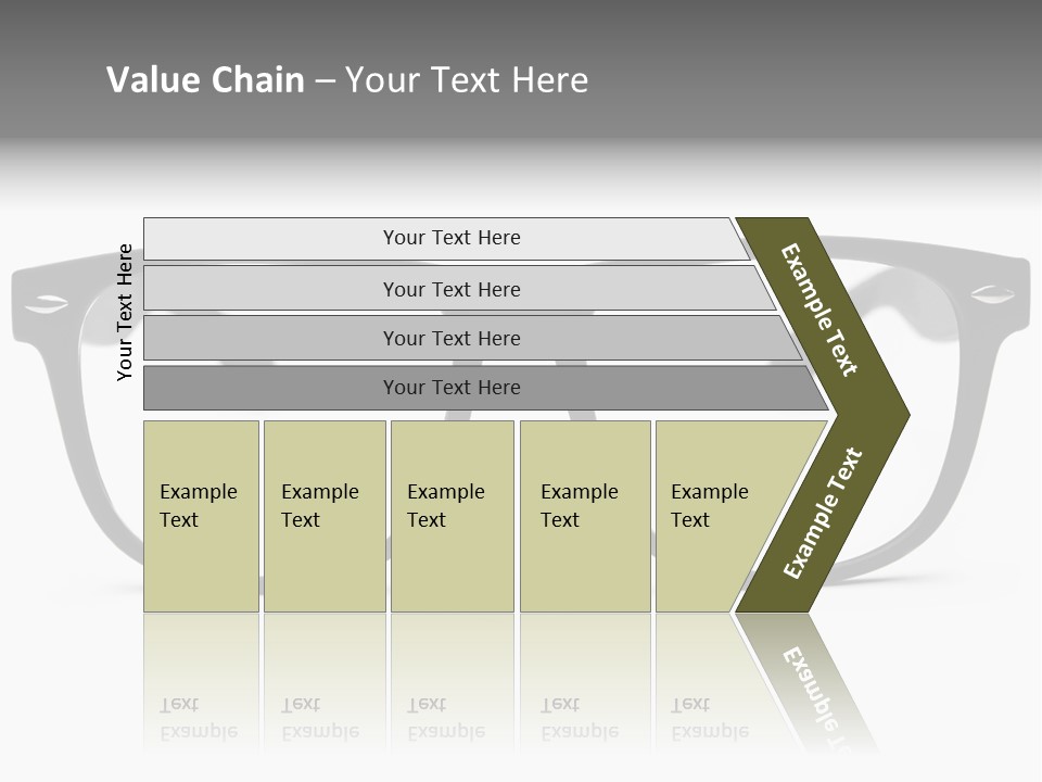 Geek Eyewear Eyeglasses PowerPoint Template