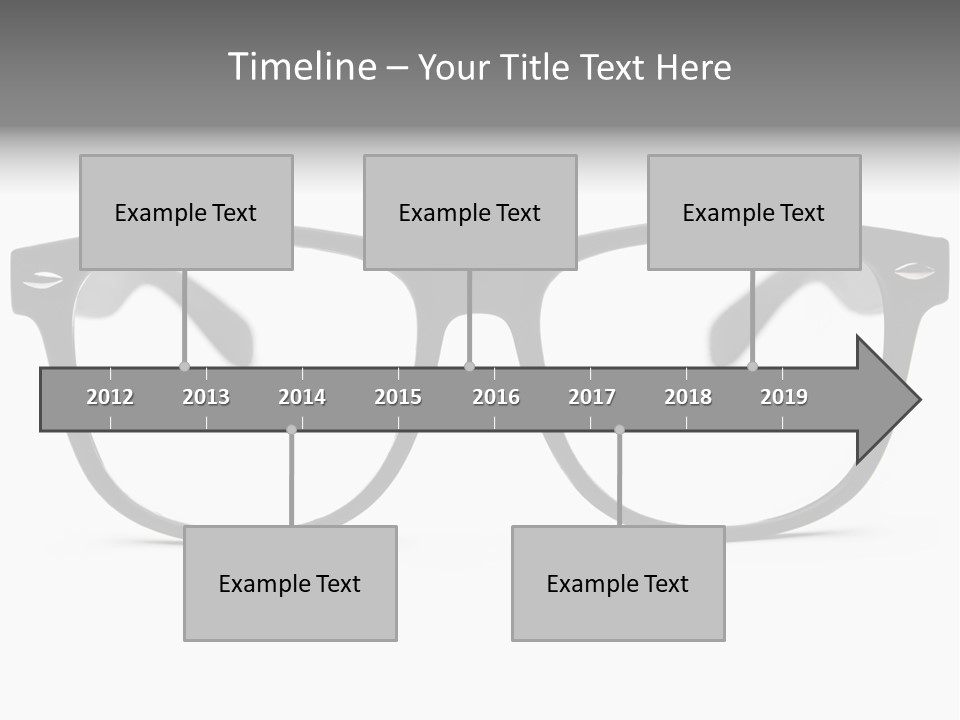 Geek Eyewear Eyeglasses PowerPoint Template