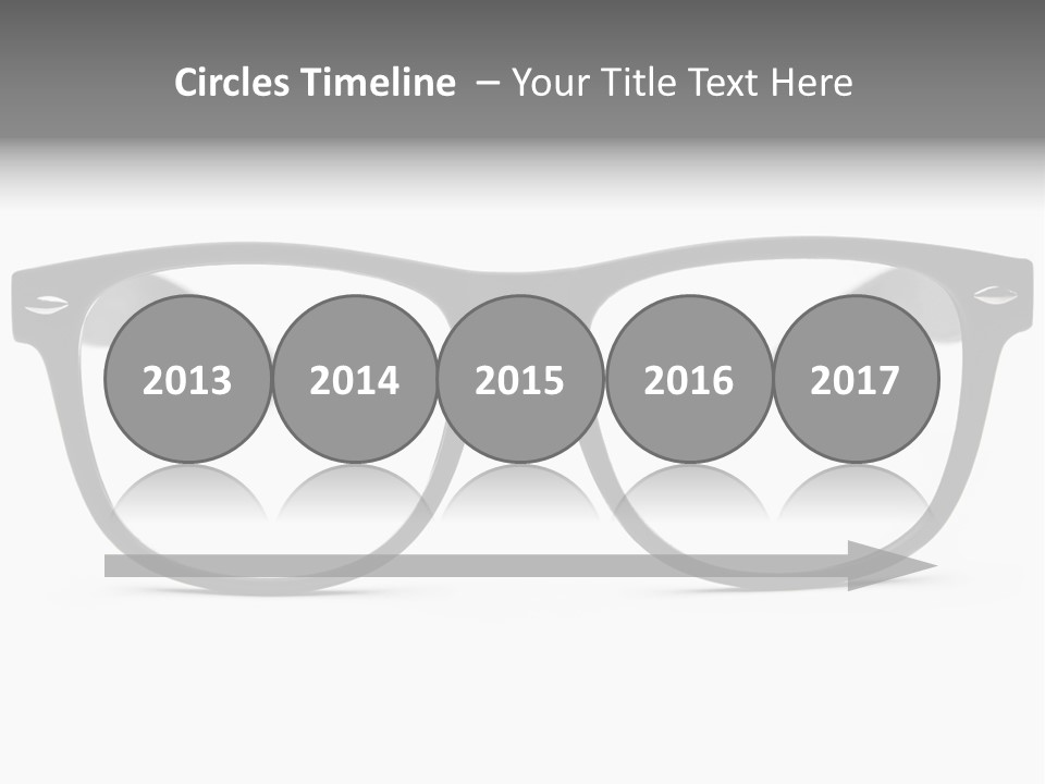 Geek Eyewear Eyeglasses PowerPoint Template