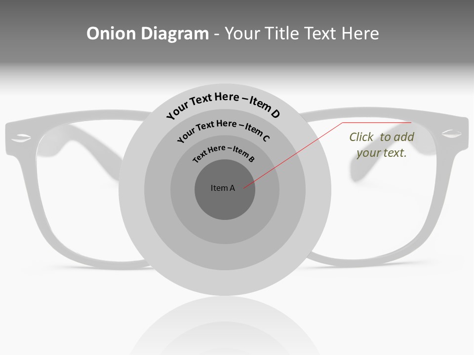 Geek Eyewear Eyeglasses PowerPoint Template