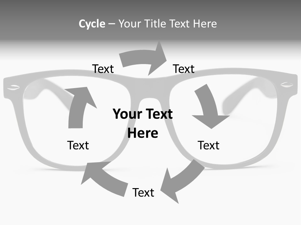 Geek Eyewear Eyeglasses PowerPoint Template