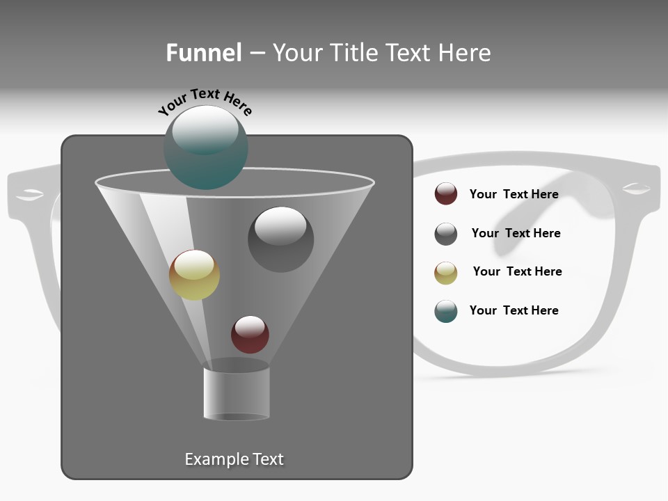 Geek Eyewear Eyeglasses PowerPoint Template