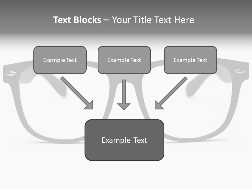 Geek Eyewear Eyeglasses PowerPoint Template