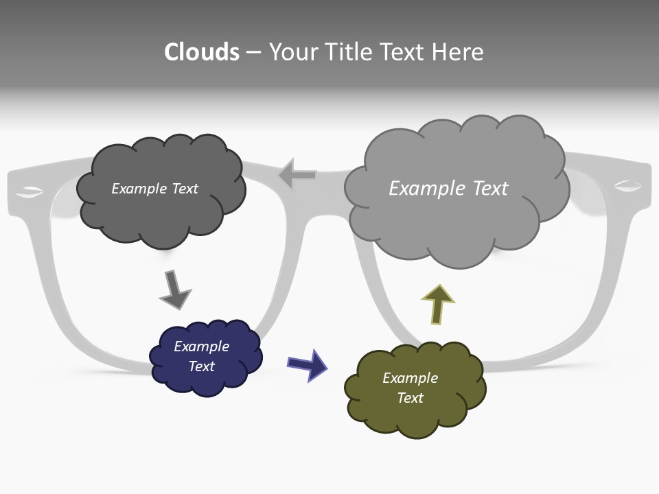 Geek Eyewear Eyeglasses PowerPoint Template
