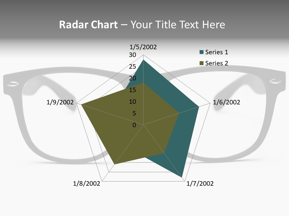 Geek Eyewear Eyeglasses PowerPoint Template