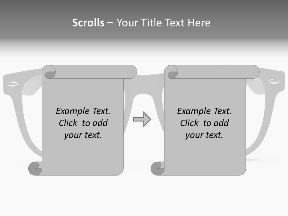 Geek Eyewear Eyeglasses PowerPoint Template