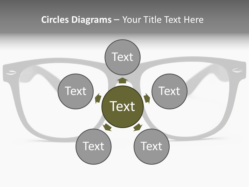 Geek Eyewear Eyeglasses PowerPoint Template