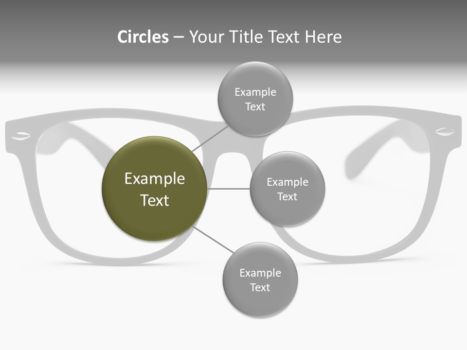 Geek Eyewear Eyeglasses PowerPoint Template