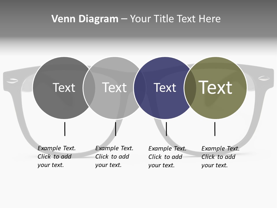 Geek Eyewear Eyeglasses PowerPoint Template