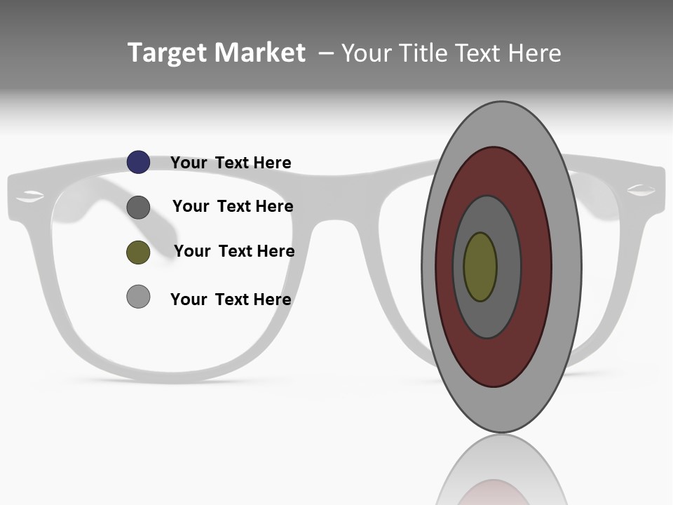 Geek Eyewear Eyeglasses PowerPoint Template