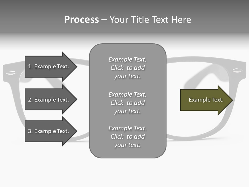 Geek Eyewear Eyeglasses PowerPoint Template