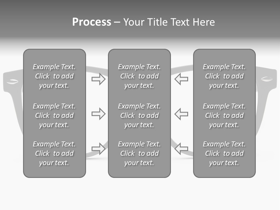 Geek Eyewear Eyeglasses PowerPoint Template
