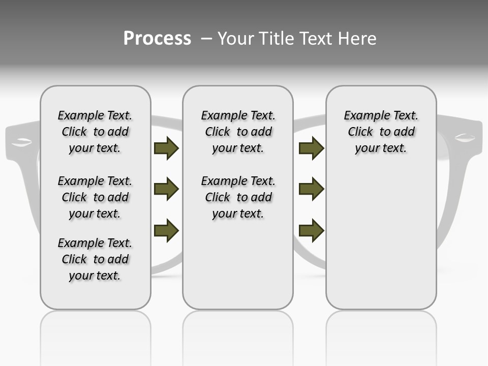Geek Eyewear Eyeglasses PowerPoint Template