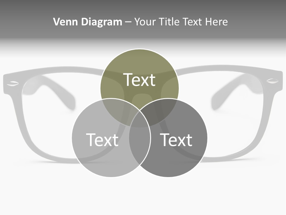 Geek Eyewear Eyeglasses PowerPoint Template