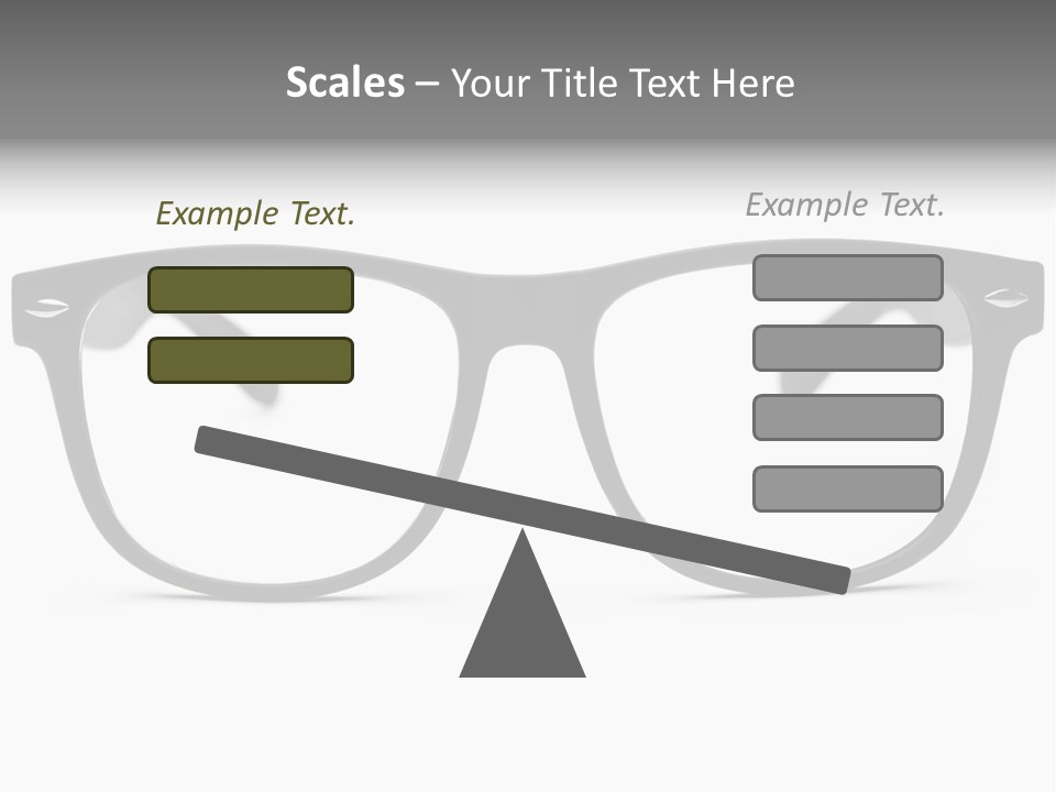 Geek Eyewear Eyeglasses PowerPoint Template