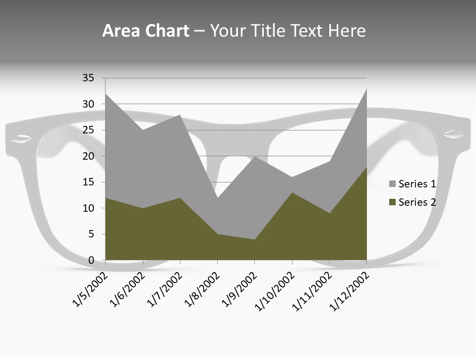 Geek Eyewear Eyeglasses PowerPoint Template