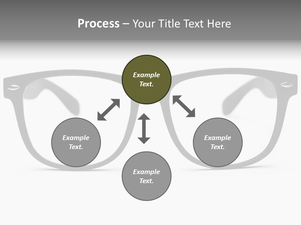 Geek Eyewear Eyeglasses PowerPoint Template