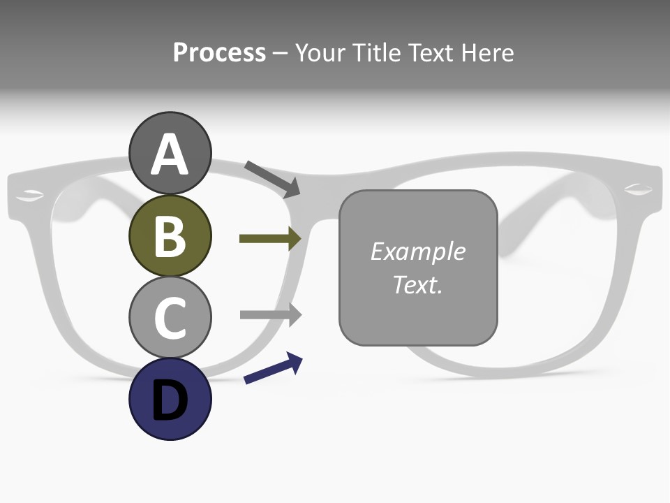 Geek Eyewear Eyeglasses PowerPoint Template