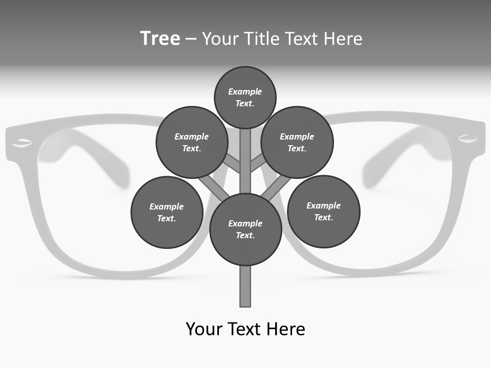 Geek Eyewear Eyeglasses PowerPoint Template