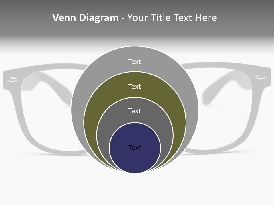Geek Eyewear Eyeglasses PowerPoint Template