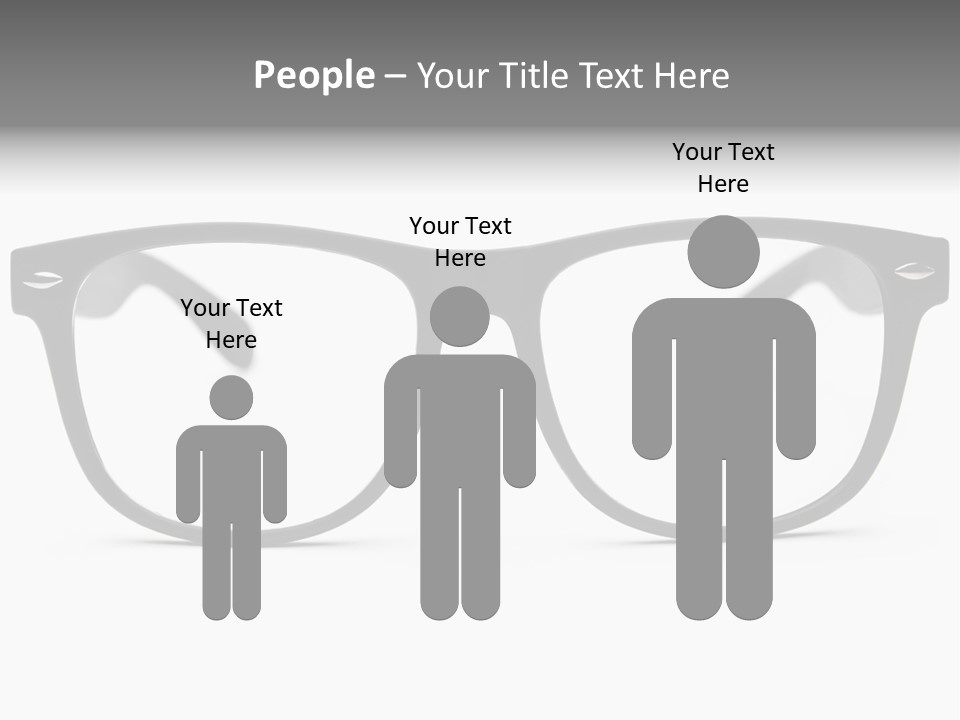 Geek Eyewear Eyeglasses PowerPoint Template