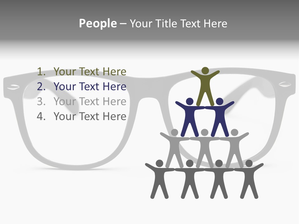 Geek Eyewear Eyeglasses PowerPoint Template