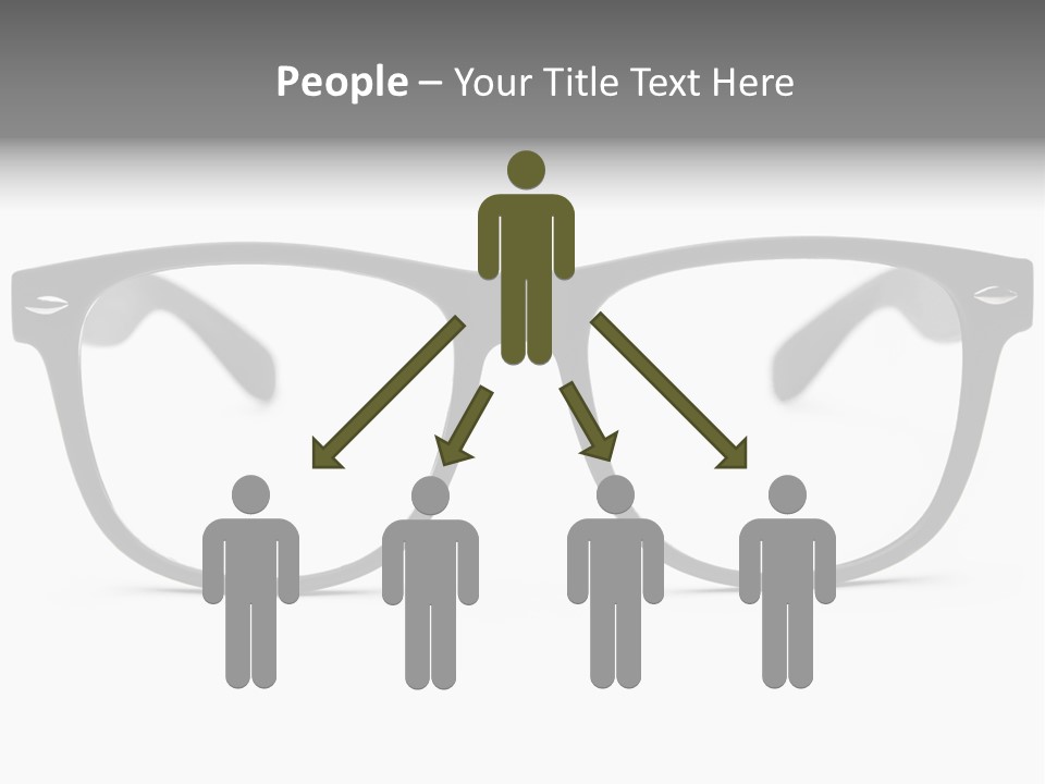 Geek Eyewear Eyeglasses PowerPoint Template