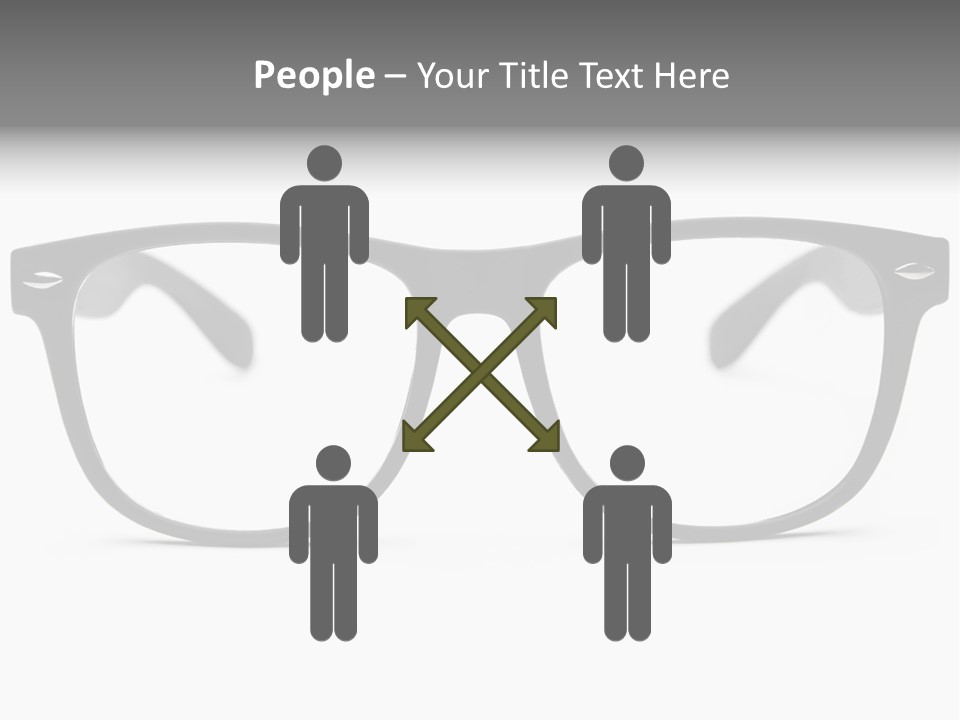 Geek Eyewear Eyeglasses PowerPoint Template