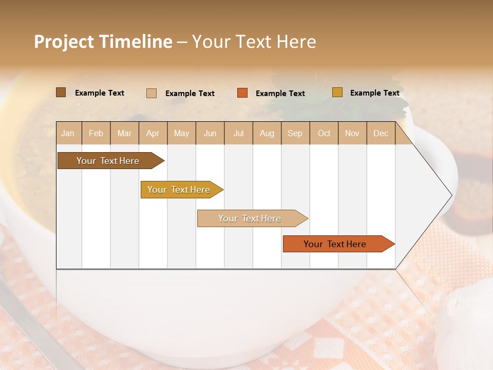 Lunch Plate Garlic PowerPoint Template