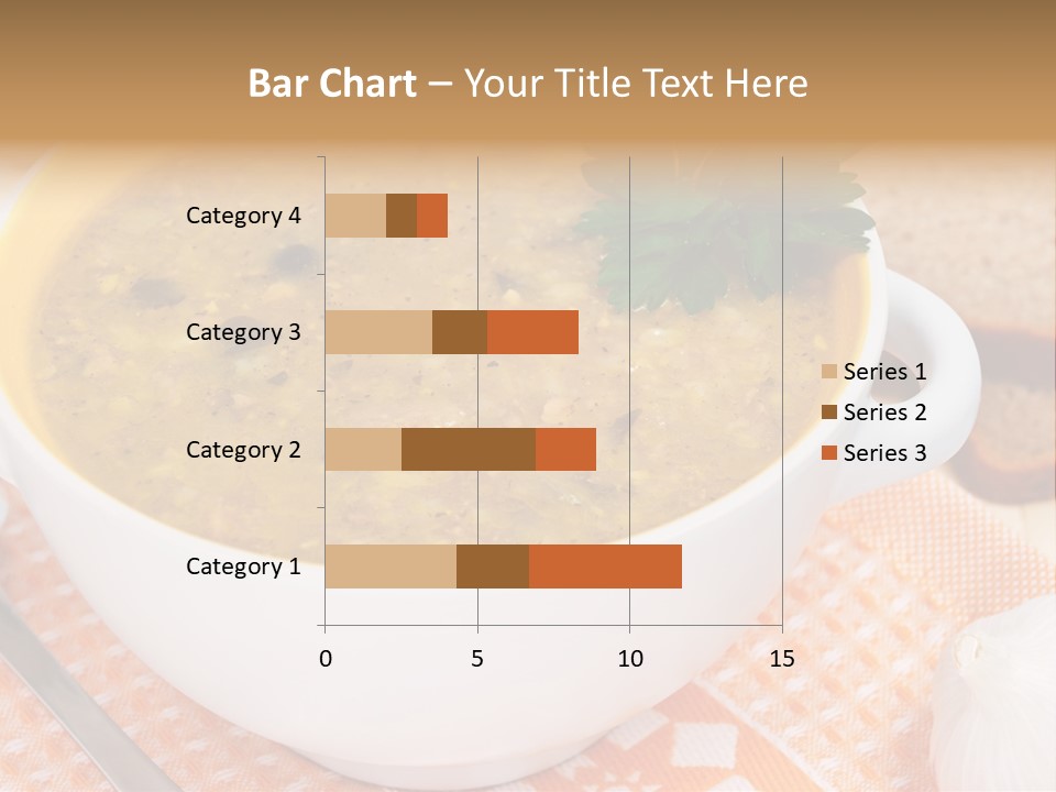 Lunch Plate Garlic PowerPoint Template
