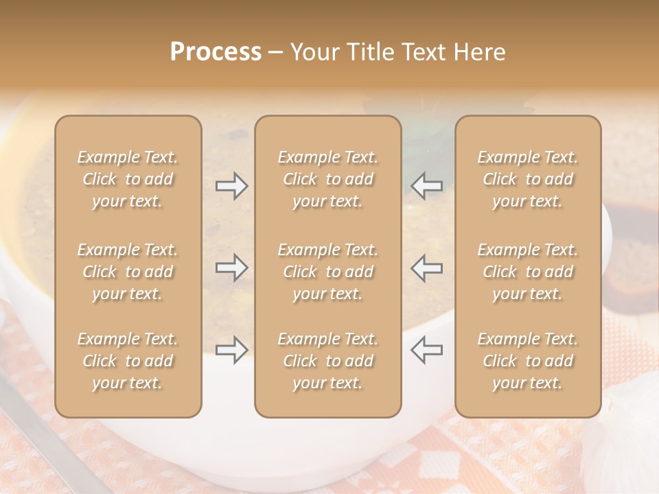 Lunch Plate Garlic PowerPoint Template