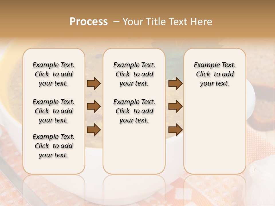Lunch Plate Garlic PowerPoint Template